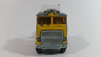 Vintage Majorette Ford Semi Rig Tractor Truck Yellow Die Cast Toy Car Vehicle