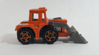 1996 Matchbox Tractor Shovel Orange No. 29 Die Cast Toy Construction Building Equipment Vehicle