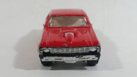2008 Hot Wheels Muscle Mania '68 Nova Red Die Cast Toy Car Vehicle