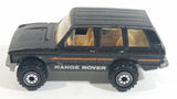 1996 Hot Wheels Range Rover Metallic Black Die Cast Toy Car Vehicle