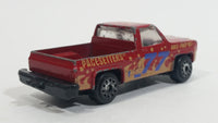 Zee Toys Zylmex Dyna Wheels Pace Setters GMC Chevy Fleetside Truck D99 #77 1 Dark Red Maroon Diecast Toy Car Vehicle