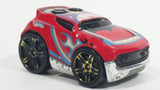 2010 Hot Wheels Race World Cave Rocket Box Red Die Cast Toy Car Vehicle