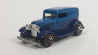 2008 Hot Wheels All Stars '32 Ford Delivery Truck Metalflake Blue Red Line Die Cast Toy Car Vehicle