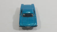 2013 Hot Wheels Showroom Corvette 60th 1962 Corvette Metalflake Aqua Blue Green Die Cast Toy Classic Car Vehicle