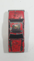 1985 Hot Wheels Crack-Ups Fire Smasher Crash Test Vehicle Red Die Cast Toy Car Vehicle with Flipping Driverside Door