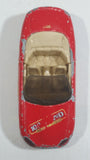 1999 Hot Wheels Sugar Rush II Jaguar XK-8 Convertible Nestle 100 Grand Chocolate Bar Red Die Cast Toy Car Vehicle