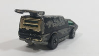 1979 Hot Wheels Golden Machines Spoiler Sport Van Black (Originally Gold Chrome) Die Cast Toy Car Vehicle - Hong Kong - 2 Rear window Verison