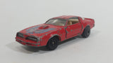 Vintage Yatming Pontiac Trans-Am Firebird Red No. 1060 Die Cast Toy Muscle Car Vehicle with Opening Doors