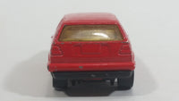 1991 Hot Wheels VW Golf GTI Red Die Cast Toy Car Vehicle