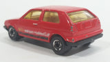 1991 Hot Wheels VW Golf GTI Red Die Cast Toy Car Vehicle
