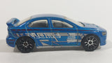 2010 Hot Wheels Night Burnerz 2008 Lancer Evolution Metallic Blue Die Cast Toy Car Vehicle