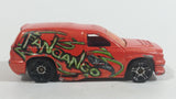2001 Hot Wheels Fandango Orange Die Cast Toy Car Vehicle
