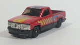 Yatming 1990 Chevrolet 1500 Truck Red No. 822 Die Cast Toy Car Vehicle