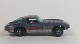 Yatming 1963 Corvette Stingray Dark Grey No. 1078 Die Cast Toy Muscle Car Vehicle with Opening Doors