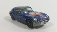 Yatming Jaguar Type-E #10 Dark Blue With Union Jack No. 1010 Die Cast Toy Luxury Car Vehicle