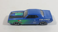 2013 Hot Wheels Workshop Performance '70 Plymouth AAR Cuda Blue Die Cast Toy Muscle Car Vehicle
