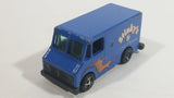 1999 Hot Wheels House Calls Delivery Truck Blue Die Cast Toy Car Vehicle