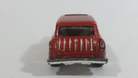 2010 Hot Wheels Hot Auctions Chevy Nomad Metalflake Dark Red Die Cast Toy Station Wagon Car Vehicle