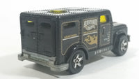 2001 Hot Wheels Armored Truck Always Safe Black Die Cast Toy Car Vehicle