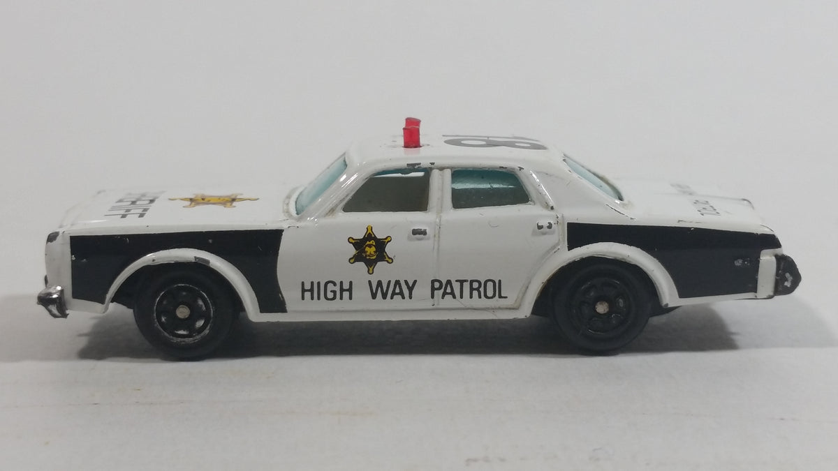 1980s Yatming Dodge Monaco Sheriff Highway Patrol 18 Police Cop White ...