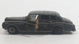 Vintage Yatming Rolls-Royce Phantom VI (Painted Black) Die Cast Toy Car Vehicle with Opening Doors - Hong Kong