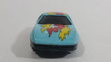 Yatming Chevrolet Corvette C4 Light Blue No. 809 Die Cast Toy Car Vehicle