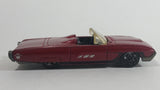 2005 Hot Wheels Muscle Mania '63 T-Birds Metalflake Dark Red Convertible Die Cast Toy Car Vehicle