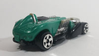 2002 Hot Wheels Saltflat Racer Green Die Cast Toy Car Vehicle McDonald's Happy Meal