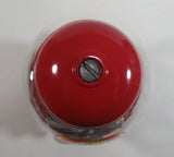 Jelly Belly Metal and Glass Globe Red Colored 9" Tall Jelly Bean Candy Dispenser