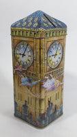 Churchill's Peter Pan Big Ben Clock 3D Metal Tin Coin Bank Collectible