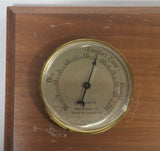 Barostar Laser Engraved Wood Weather Station Barometer Humidity