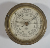 Shortland Smiths British Made Barometer Instrumentation Gauge with Cracked Lens For Repair or Parts