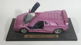 1995 Maisto Lamborghini Diablo SE Special Edition Pink Purple 1/18 Scale Die Cast Exotic Dream Car Vehicle Model
