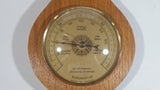 Vintage Baromaster Nautical Style Wooden Weather Station Humidity, Thermometer, and Barometer