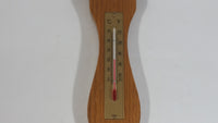 Vintage Baromaster Nautical Style Wooden Weather Station Humidity, Thermometer, and Barometer
