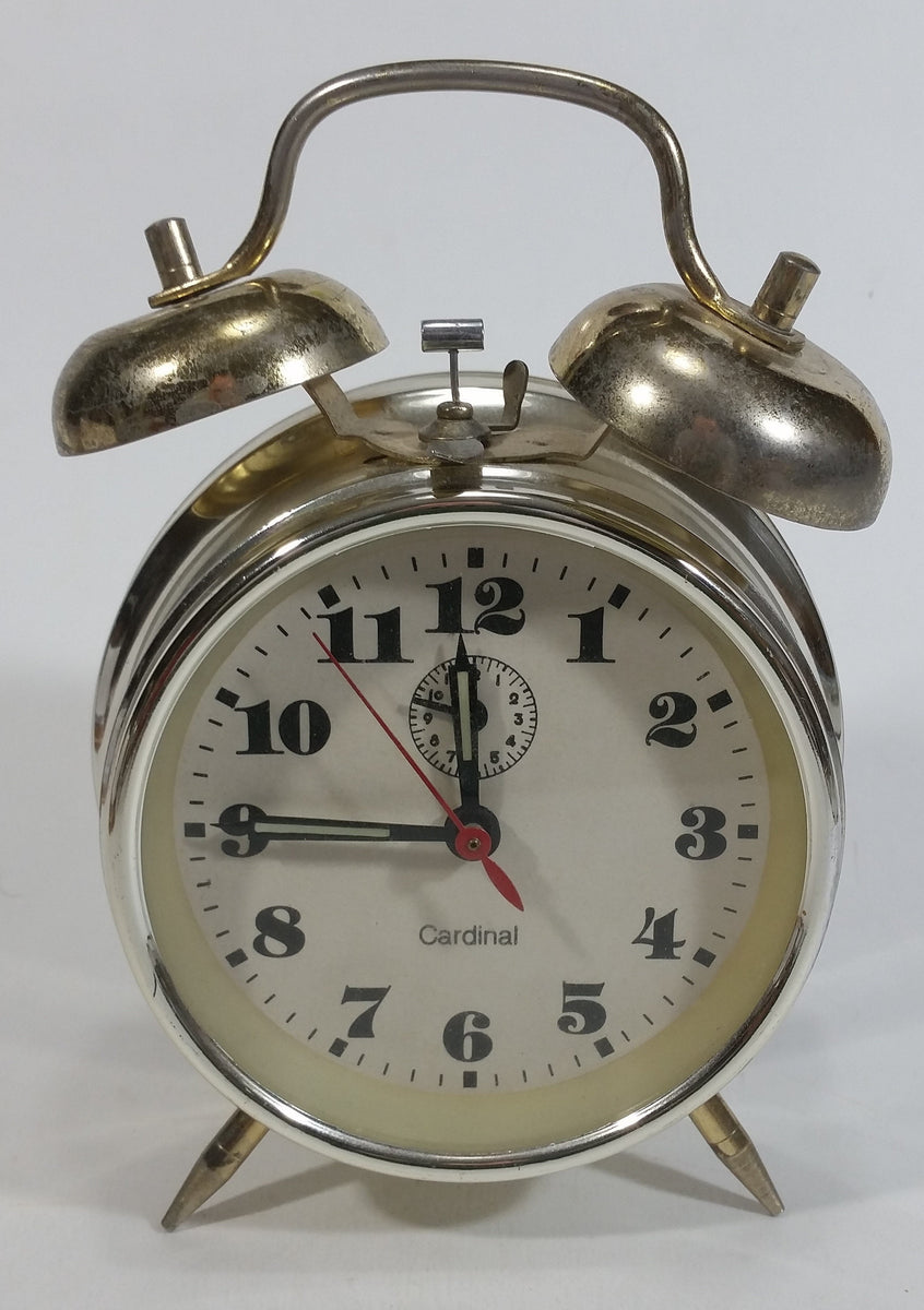 Cardinal Brand Double Bell Wind Up Alarm Clock – Treasure Valley ...