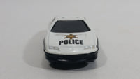 Yatming 1993 Camaro No. 828 Police Officer Cop White Black Die Cast Toy Car Emergency Rescue Vehicle