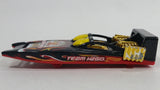 2015 Hot Wheels City Rescue H2GO Black Red Gold Die Cast Toy Speed Boat Watercraft Vehicle
