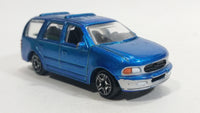 Motor Max Super Wheels Ford Expedition No. 6021 Blue Die Cast Toy Car SUV Vehicle
