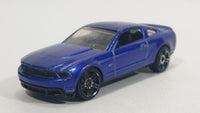 2009 Hot Wheels 2010 Ford Mustang GT Blue Dark Purple Die Cast Toy Car Vehicle