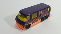 2012 Hot Wheels Heat Fleet GMC Motorhome Metalflake Purple Die Cast Toy Car Recreational Vehicle