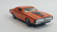 2010 Hot Wheels '71 Dodge Charger Orange Die Cast Toy Muscle Car Vehicle