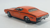 2010 Hot Wheels '71 Dodge Charger Orange Die Cast Toy Muscle Car Vehicle