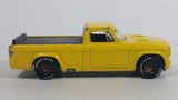 2011 Hot Wheels '63 Studebaker Champ Truck Yellow Die Cast Toy Classic Car Vehicle With Good Year Eagle Tires