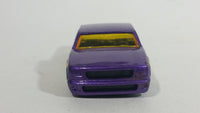 2010 Hot Wheels Hot Haulers Steel Flame Purple Die Cast Toy Car Low Rider Truck Vehicle