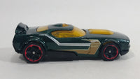 2016 Hot Wheels Fast Fish Metalflake Dark Green Die Cast Toy Race Car Vehicle