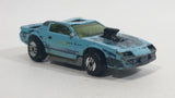 1990 Hot Wheels Blown Camaro Light Blue Turquoise Die Cast Toy Car Vehicle UH