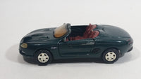 Motor Max Mustang Mach III Convertible 1/43 Scale Dark Green No. 4009 Die Cast Toy Car Vehicle with Opening Doors