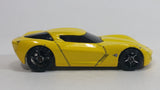 2010 Hot Wheels 2009 Corvette StingRay Concept Yellow Die Cast Toy Car Vehicle