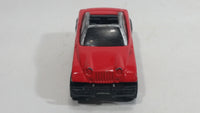 1999 Hot Wheels First Editions Jeep Jeepster Red Die Cast Toy Car Vehicle